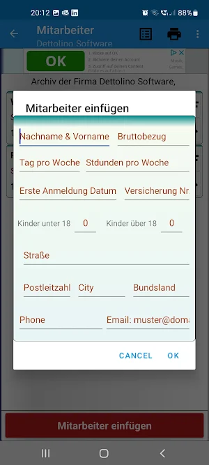 mobile payroll office Screenshot 2