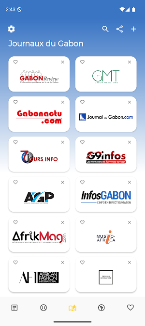Journaux du Gabon Screenshot 2