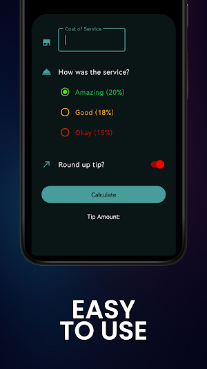 UNDINE — Tip Calculator Screenshot 2