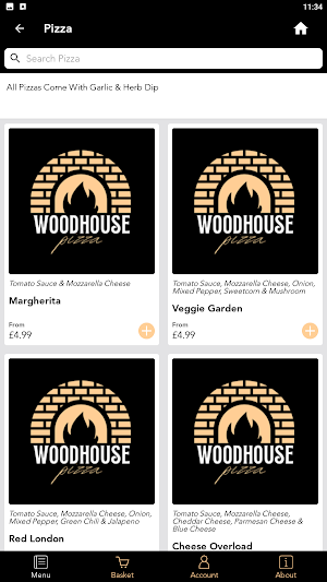 Woodhouse Pizza Screenshot 2