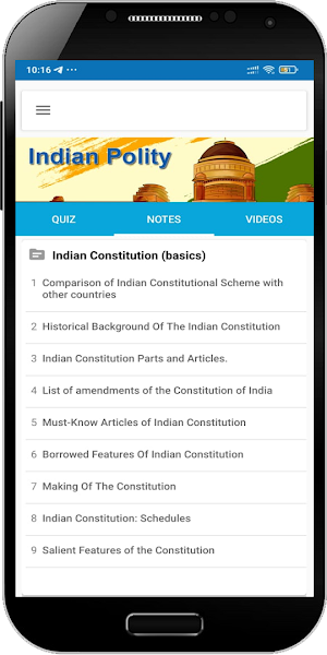 Indian Polity Screenshot 0