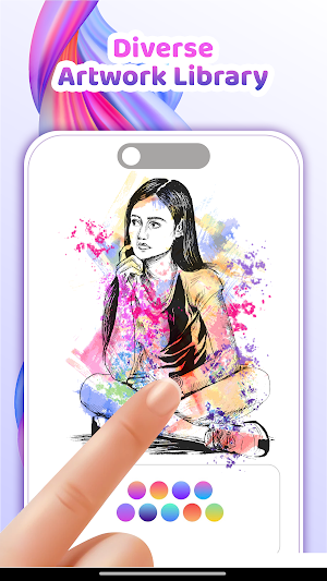 Pop Color: Painting & Coloring Screenshot 0
