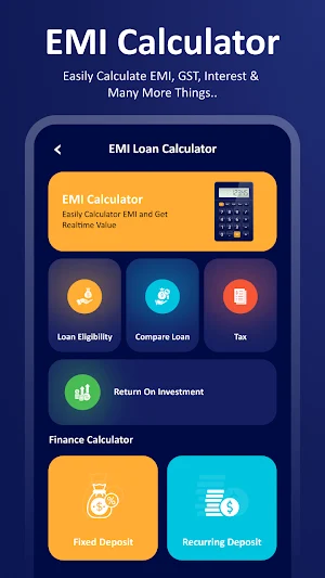 Easy EMI Loan Calculator Screenshot 0