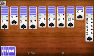 Spider Solitaire Screenshot 1