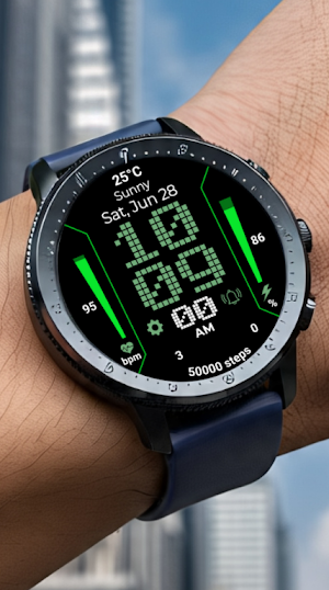 Pixel Pulse: Retro Watch Face Screenshot 1