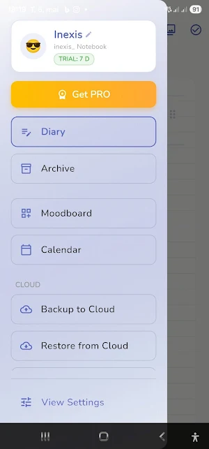 Inexis Notebook Screenshot 3