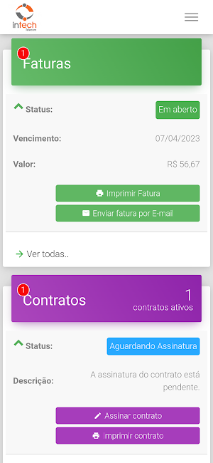 Intech Telecom Screenshot 1
