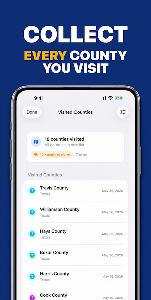 County Names & Lines Screenshot 2