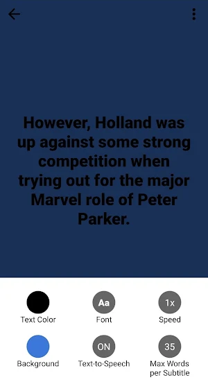EZ Reader: Text-to-Subtitles Screenshot 1