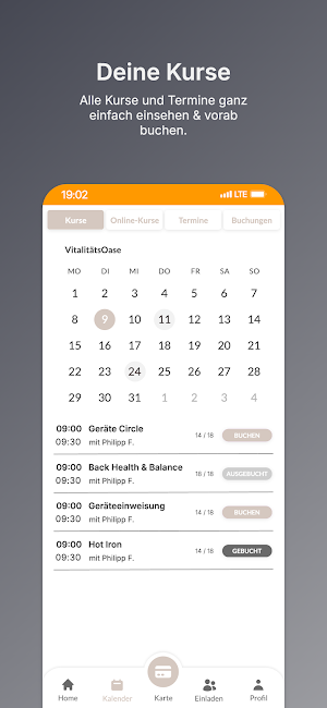 VitalitätsOase Falkensee Screenshot 2