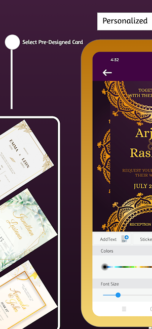Wedding Invitation Cards Maker Screenshot 2