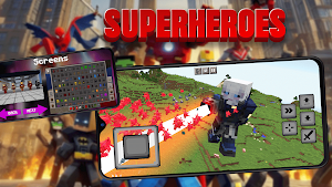 Superheroes Addon Minecraft PE Screenshot 2
