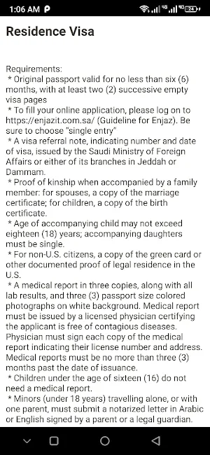 Saudi Arabia Visa Check info Screenshot 3