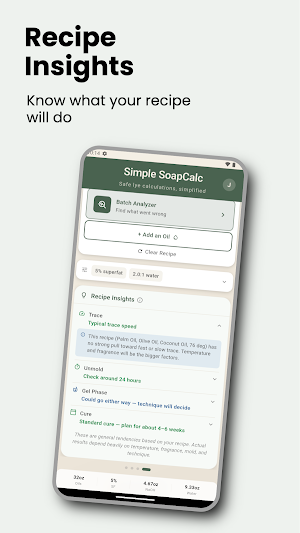 Soap Calculator – SoapCalc Screenshot 3