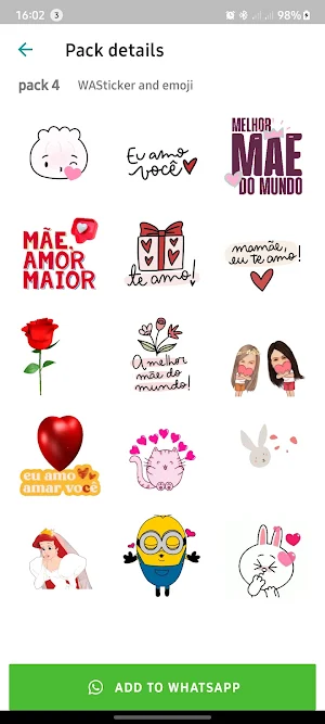 Stickers de Amor WASticker Screenshot 2