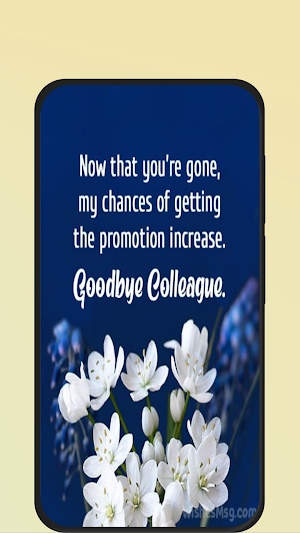 farewell message to colleague Screenshot 2