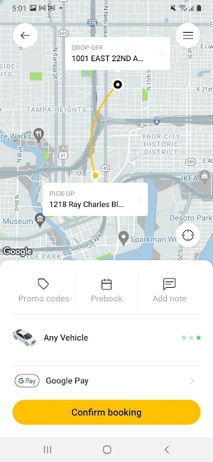 Tampa Taxi Screenshot 2