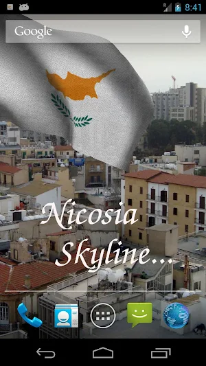 Cyprus Flag Live Wallpaper Screenshot 1
