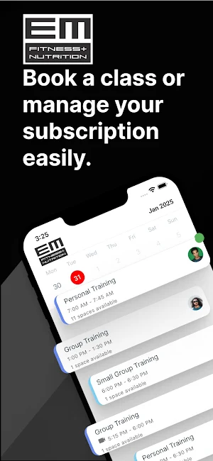 EM Fitness & Nutrition Screenshot 0