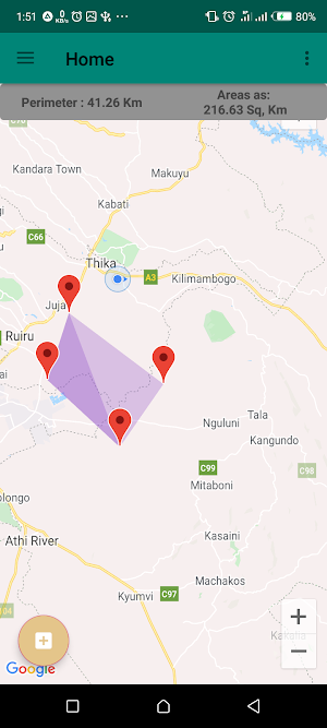 Area Kalc Screenshot 1
