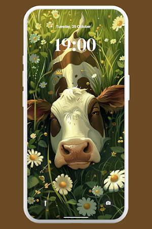 Cute Cow Wallpaper 4K Screenshot 1