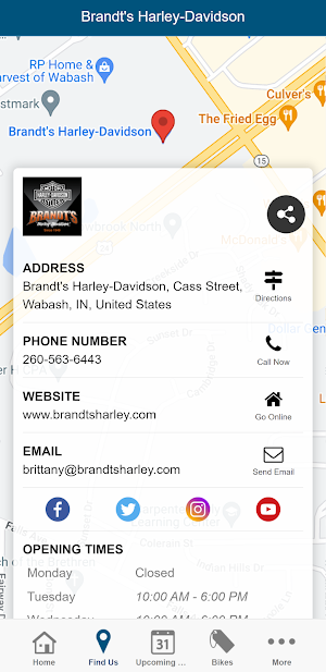 Brandt's Harley-Davidson Screenshot 1
