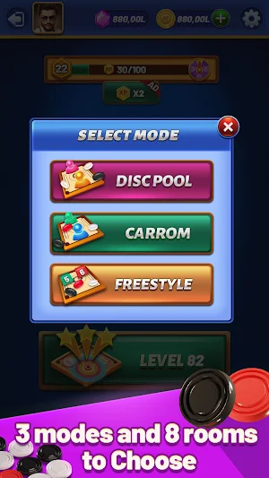 Carrom Lite-Board Offline Game Screenshot 2