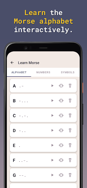 Morse Code Translator Screenshot 3
