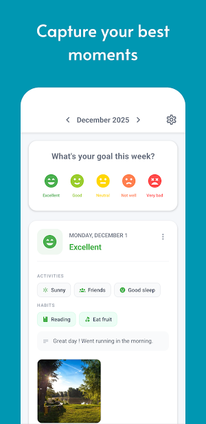 Feelio: Mood & Habit Tracker Screenshot 1