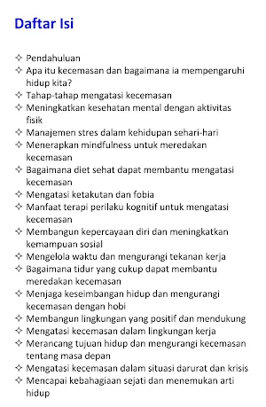 Cara Menaklukkan Kecemasan Screenshot 1