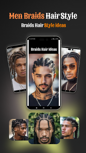 Man Braids: Hairstyles ideas Screenshot 0