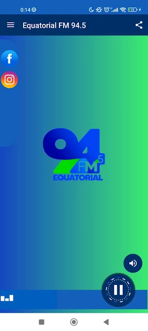 Equatorial FM 94.5 Screenshot 1