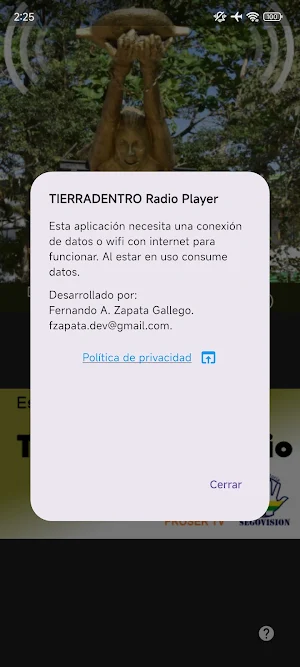 Tierradentro Radio Screenshot 2