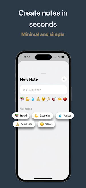TicNote: Simple Habit Tracker Screenshot 1