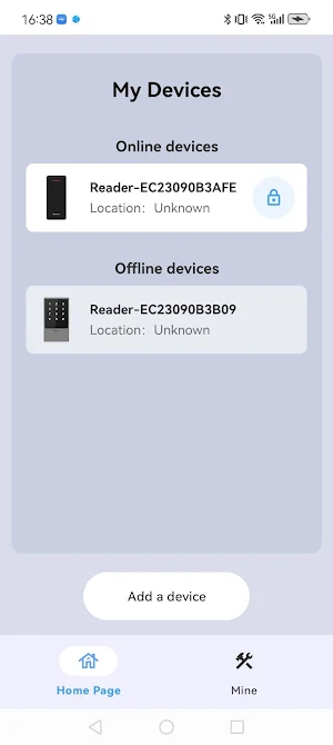 OSDP Reader Screenshot 0