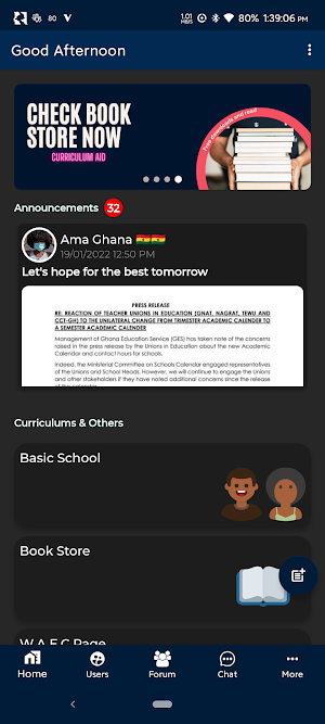 Curriculum Aid Basic Schools Screenshot 0