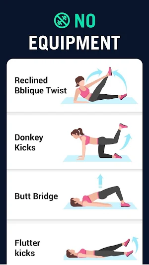 30 Day Fitness Challenge - Workout at Home Screenshot 3