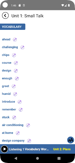 Expanding for Listening Screenshot 1