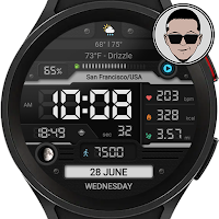 WFP 052 Digital watch face
