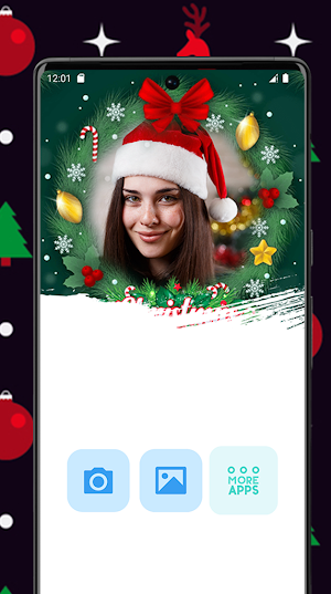 Christmas Photo Frames Editor Screenshot 0