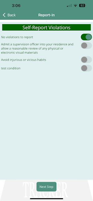 Probation Parole Tracker Screenshot 1