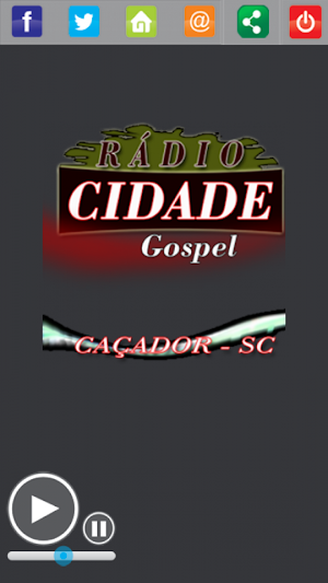 Web Rádio Cidade Gospel Online Screenshot 1