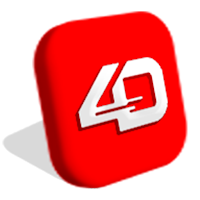 4D Red Icon Pack