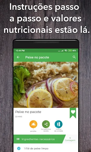 All recipes in Português - Free Screenshot 2