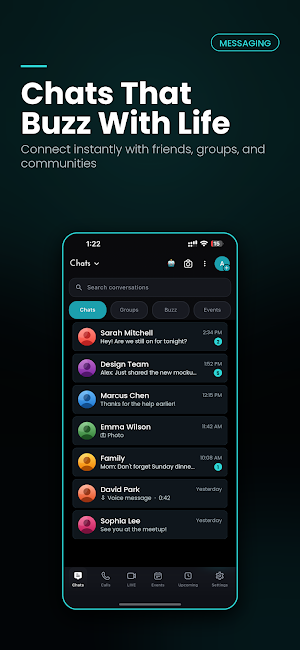Buzzme Messenger Screenshot 0