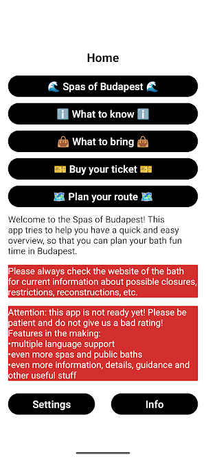 Spas of Budapest Guide Screenshot 0