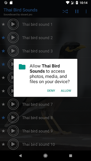 Thai Bird Sounds ~ Sboard.pro Screenshot 1