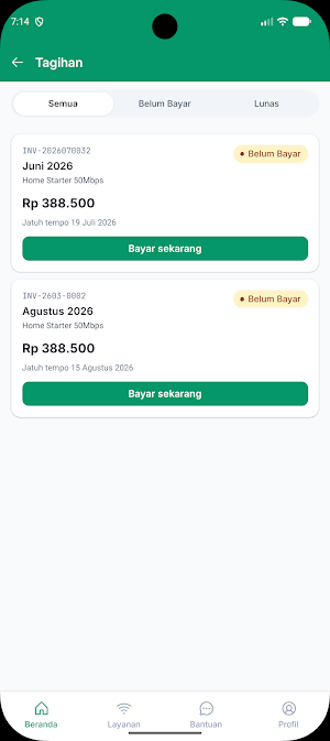 Inetbill Screenshot 3