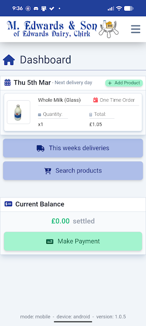Edwards Dairies Screenshot 0