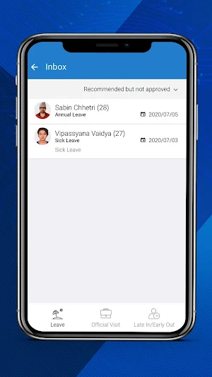 eAttendance.com Screenshot 2